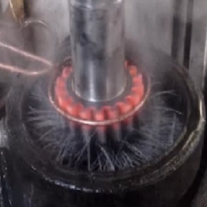 中頻感應加熱設備淬火后常見缺陷原因